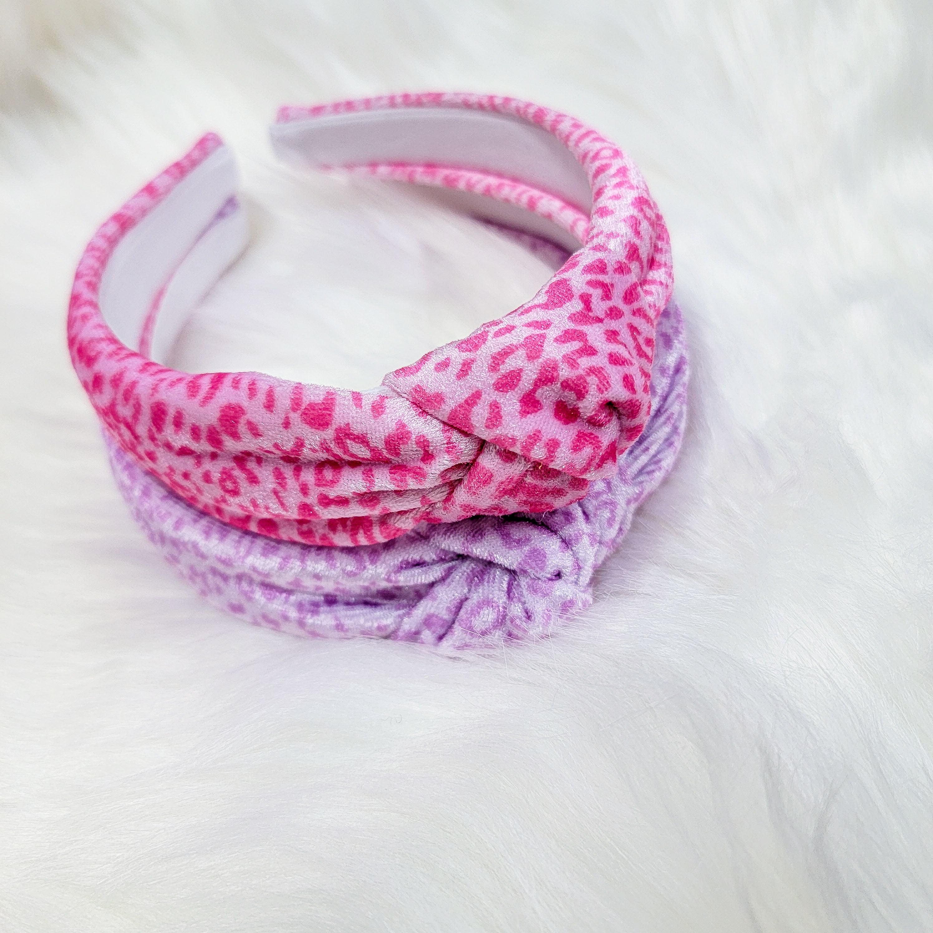 Velvet Leopard Headband