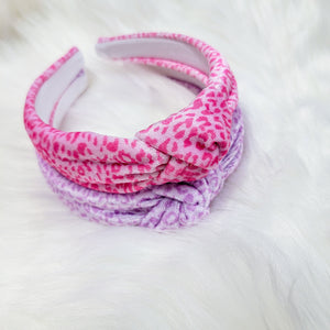 Velvet Leopard Headband