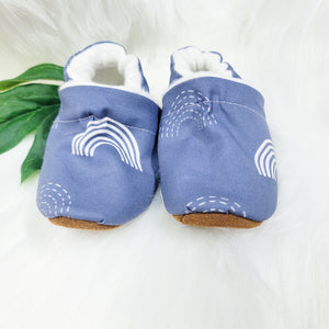 Blue Rainbow Moccs