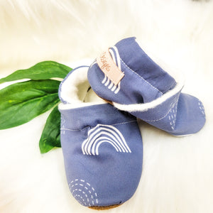 Blue Rainbow Moccs