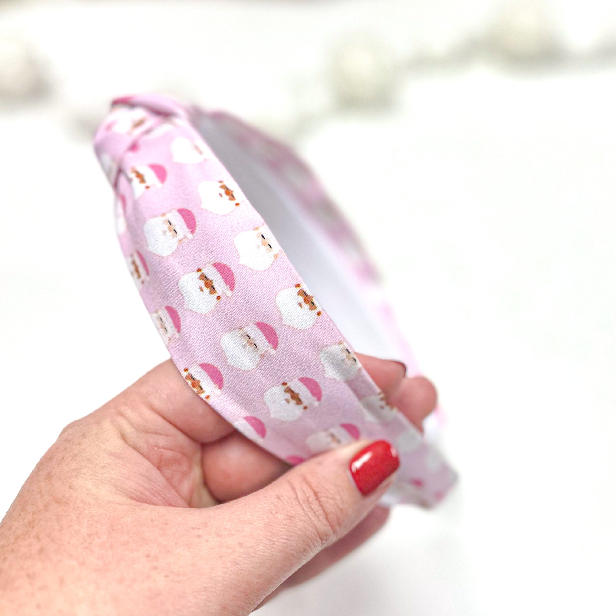 Pink Santa Headband