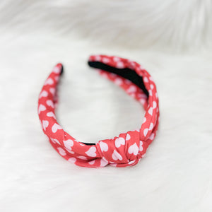 Red & Pink Hearts Headband