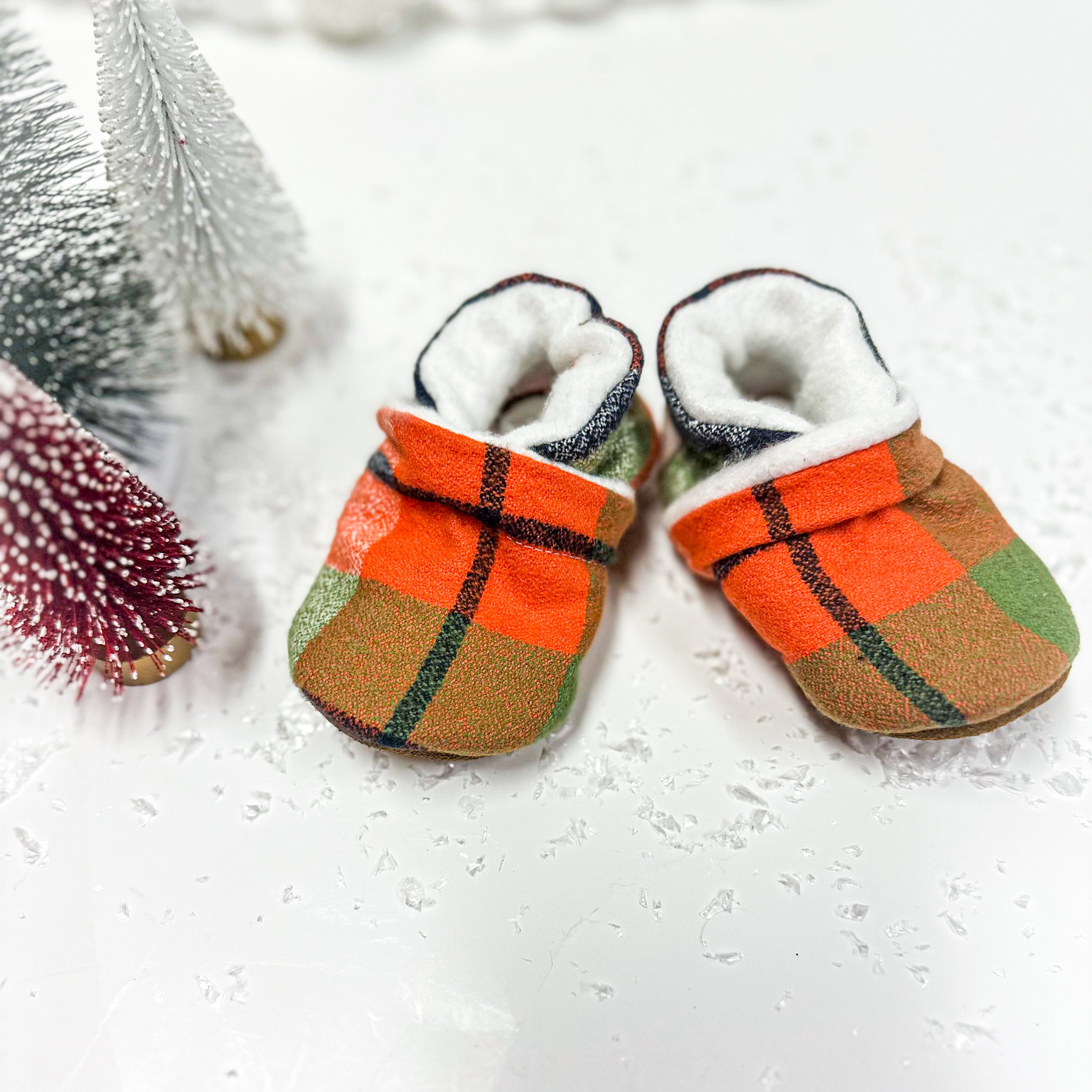 Christmas Plaid- Moccs