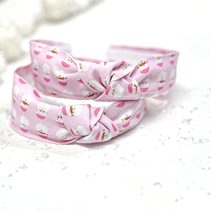 Pink Santa Headband
