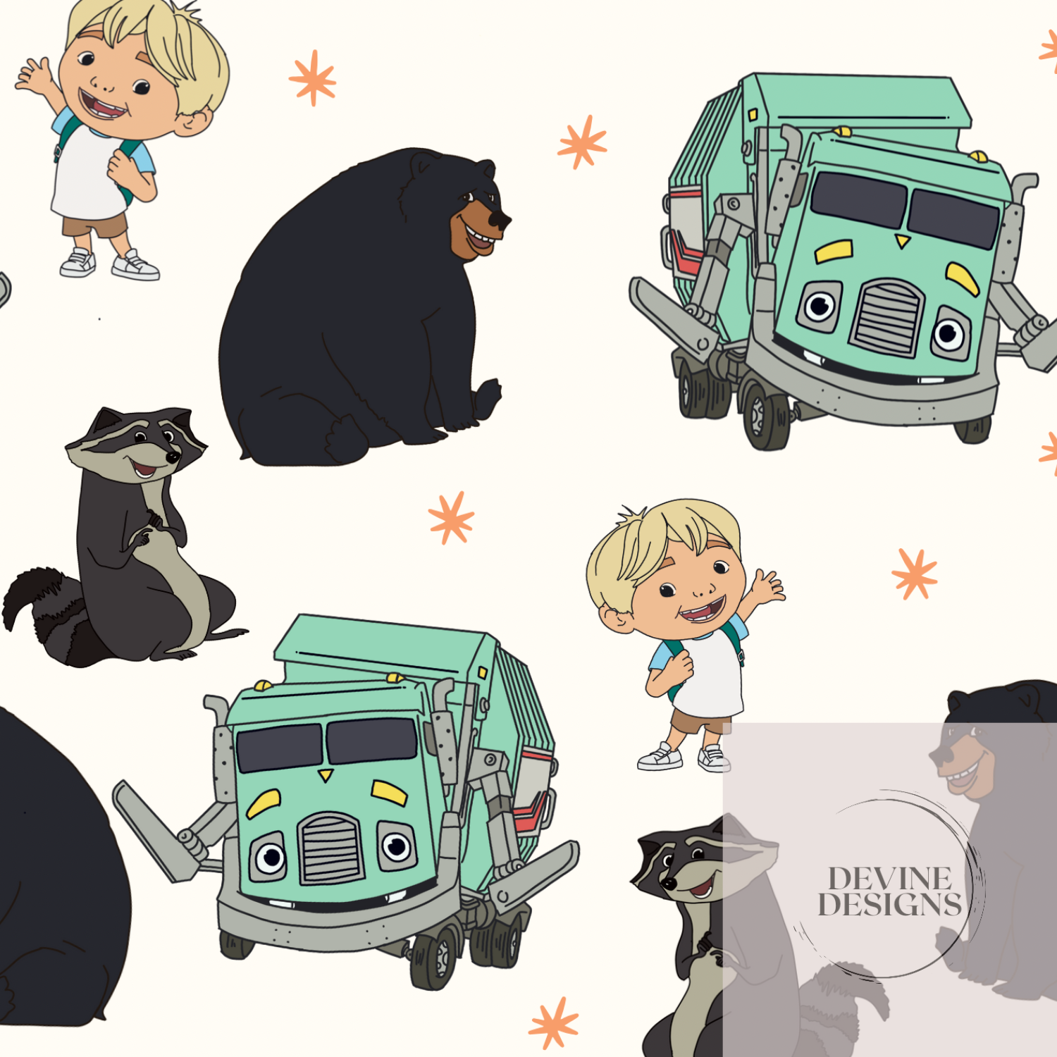 Trash Truck Blanket