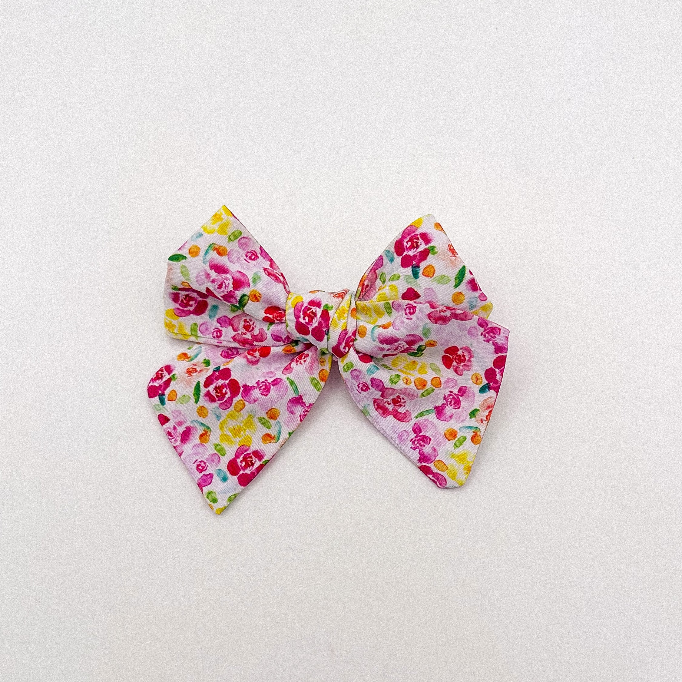 Bright Floral Bow