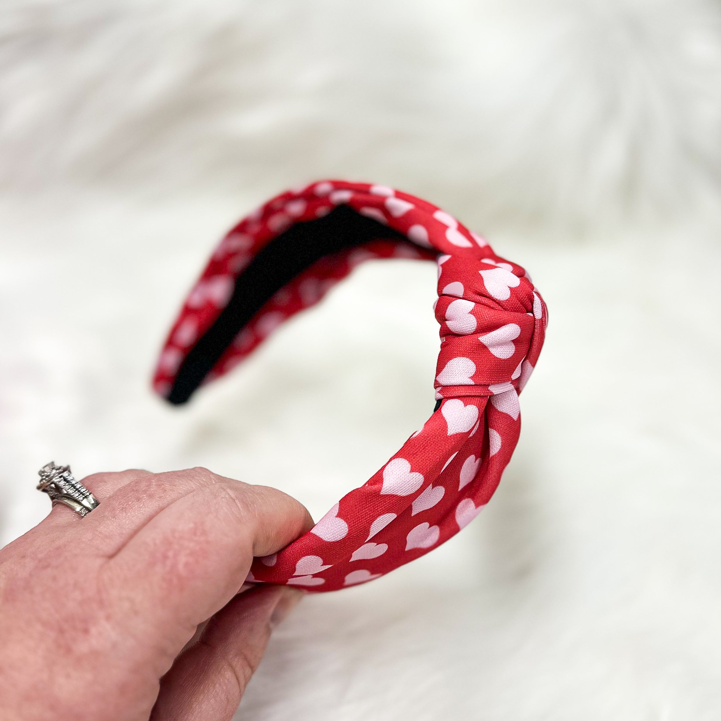 Red & Pink Hearts Headband