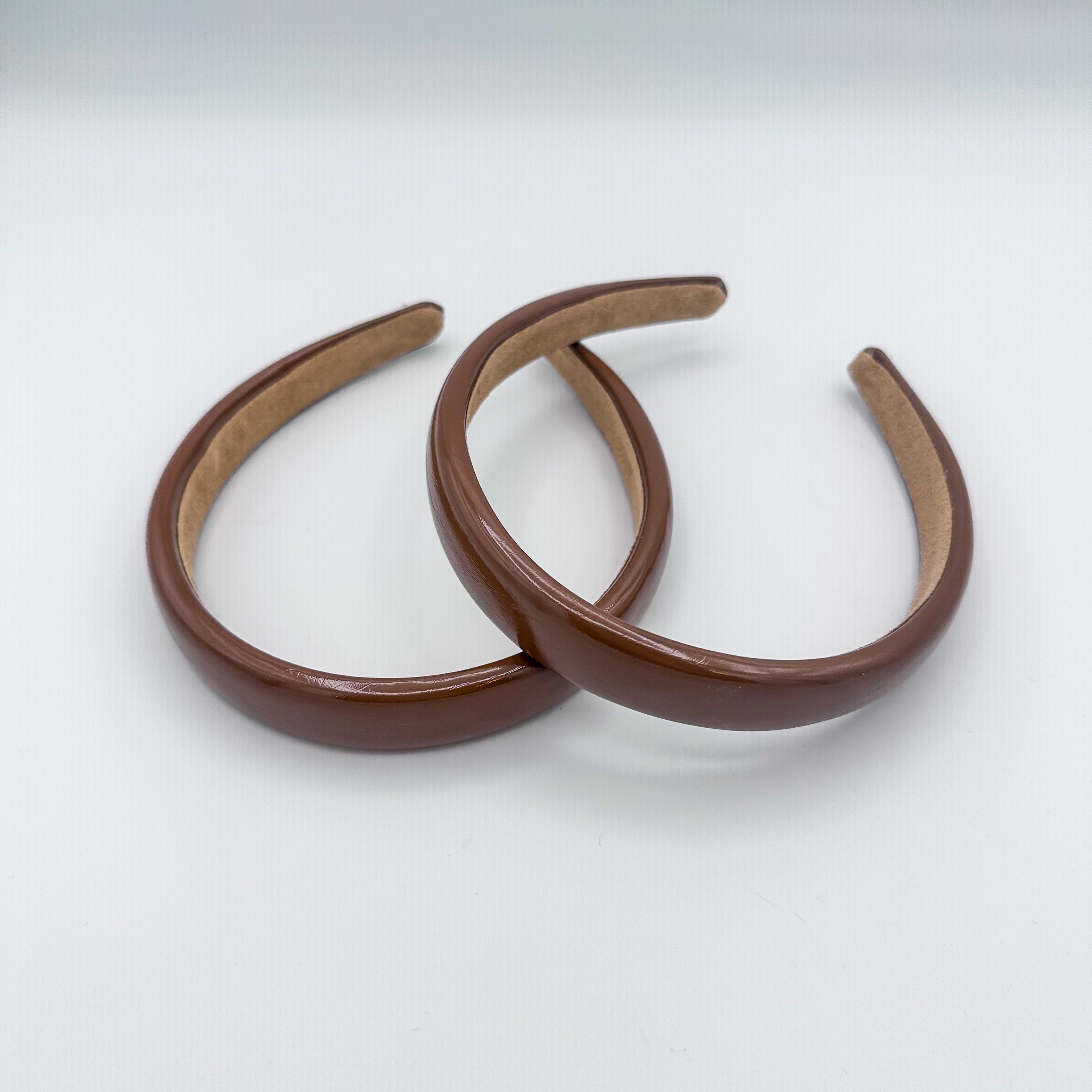 Brown Leather Headbands