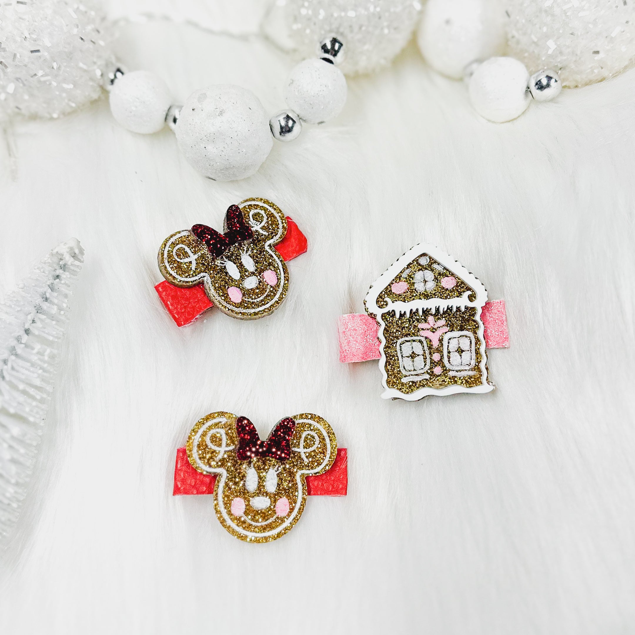 Christmas Acrylic Clips