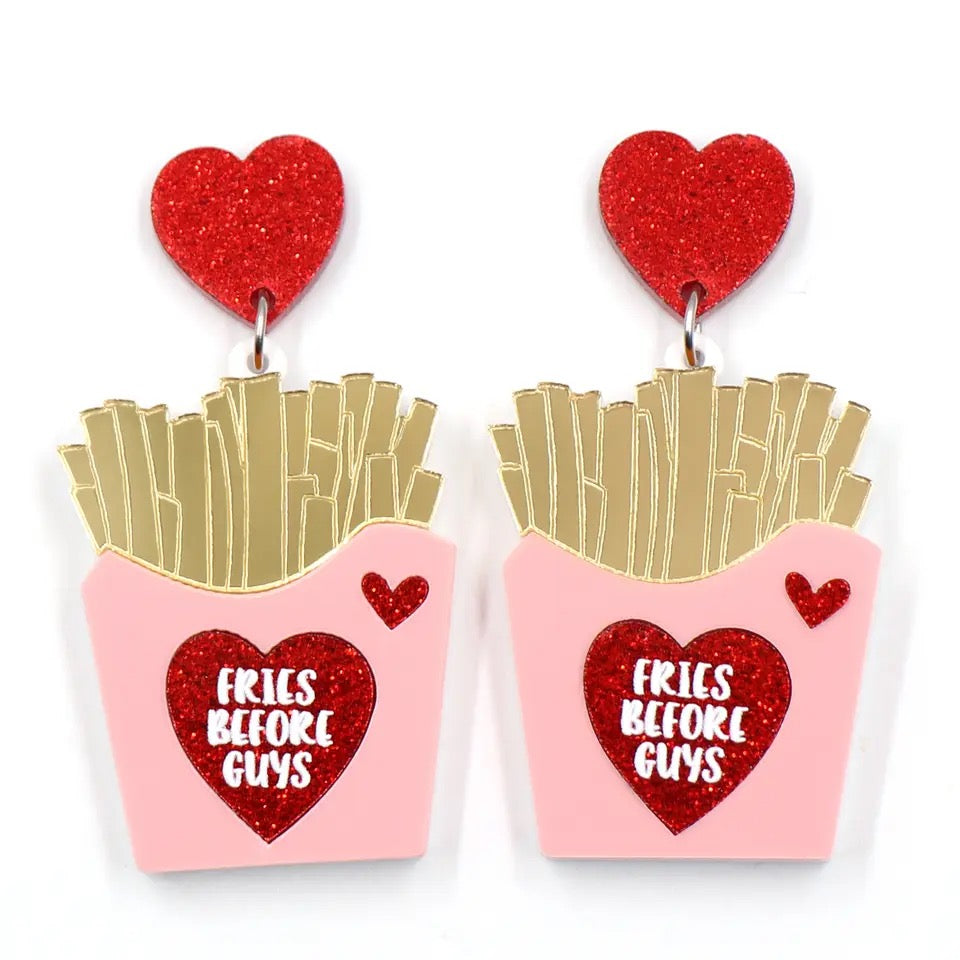 Fries Before Guys Earrings