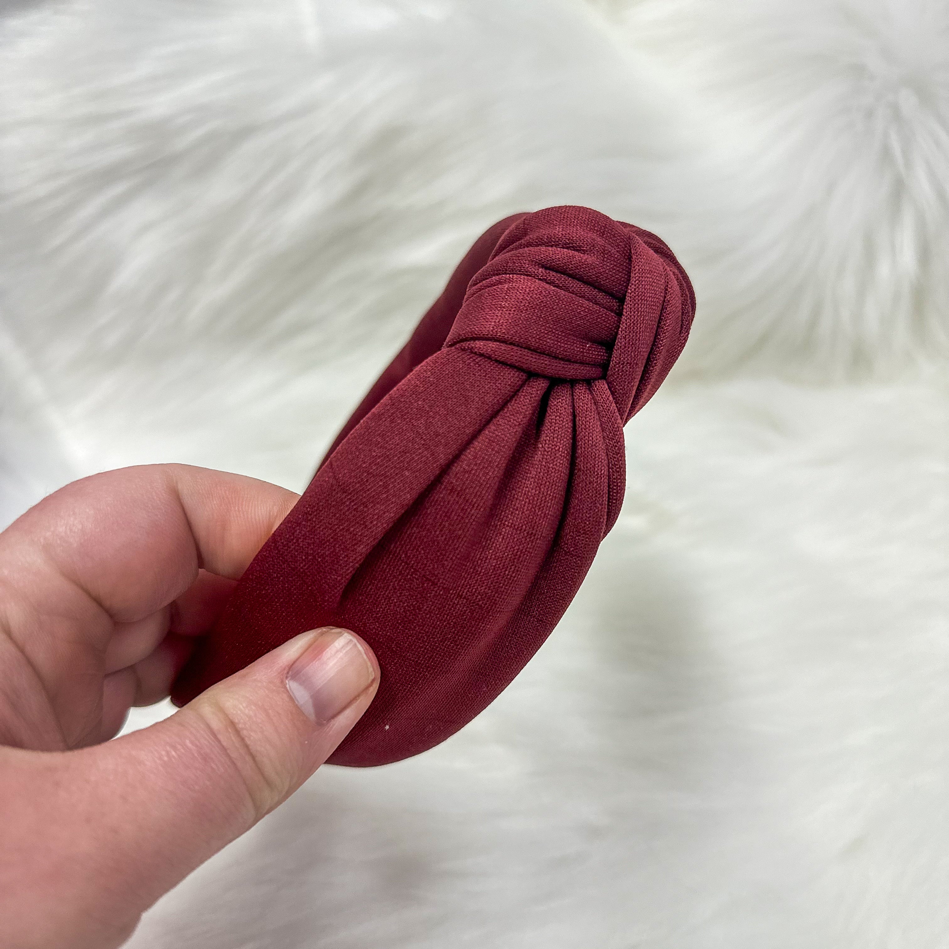 Burgundy Headband