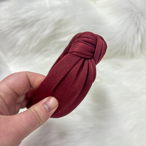 Burgundy Headband