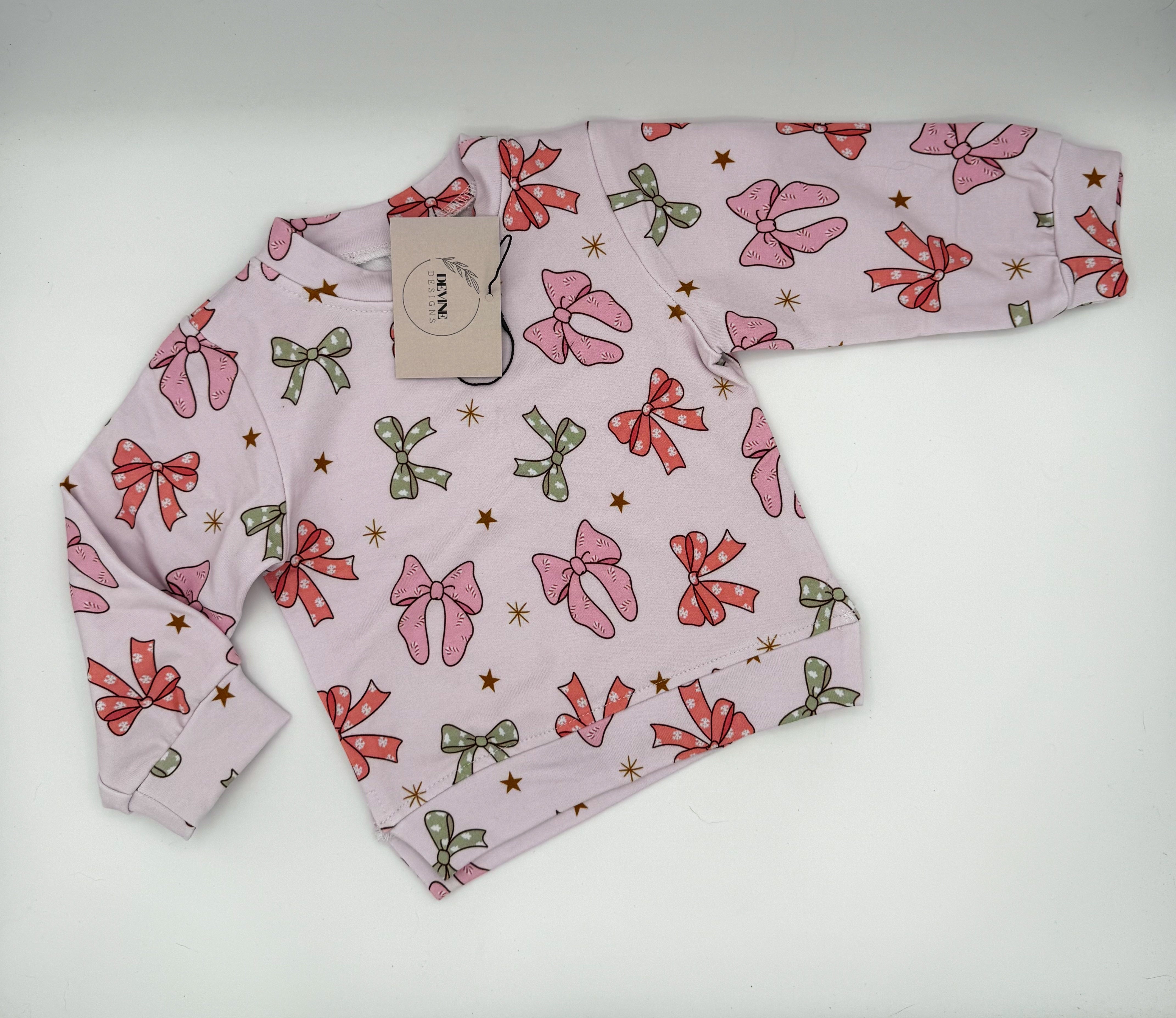 Christmas Bows Sweater