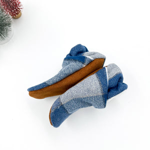 Blue Plaid - Moccs