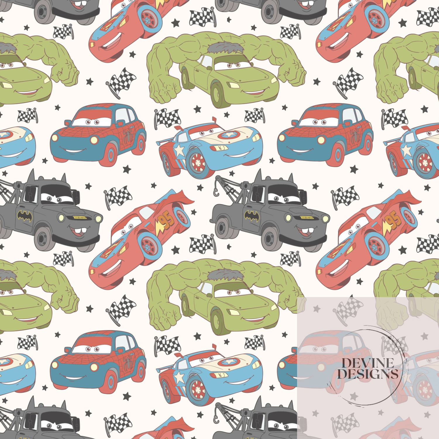 Superhero Cars Blanket