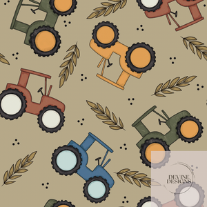 Fall Tractors Blanket