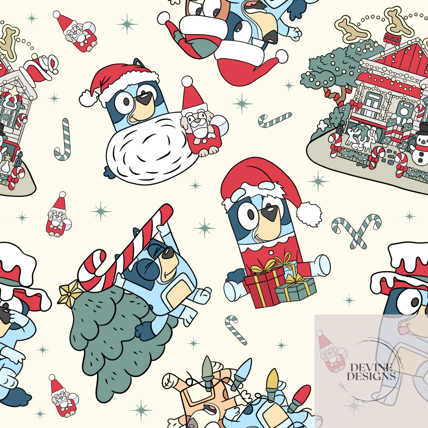 Blue-y Christmas Blanket