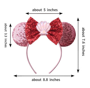 Black & Red Mouse Ears -PREORDER