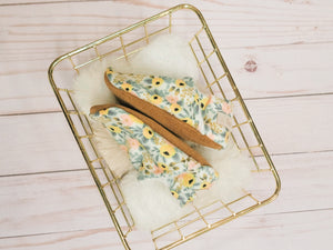 Yellow Floral Moccs