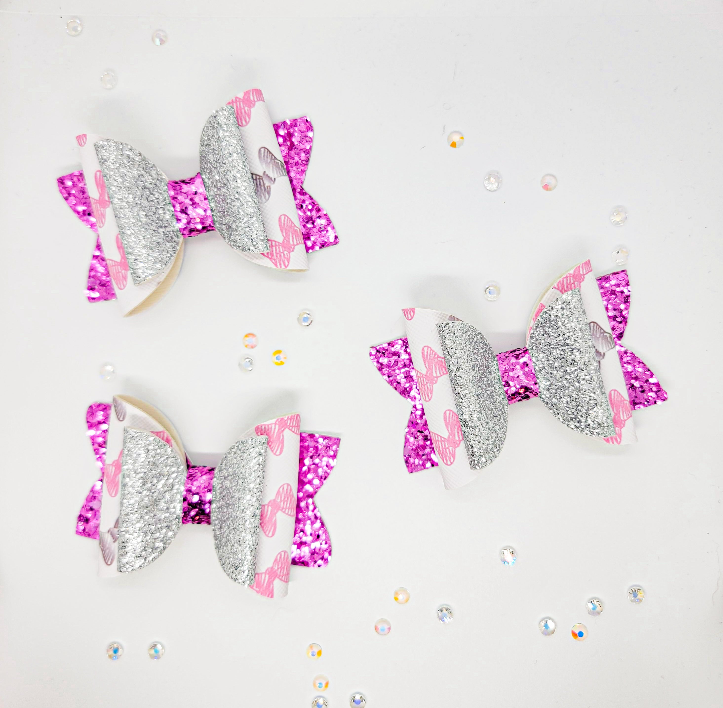Purple & Pink Mouse Bow