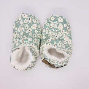Teal Floral Moccs